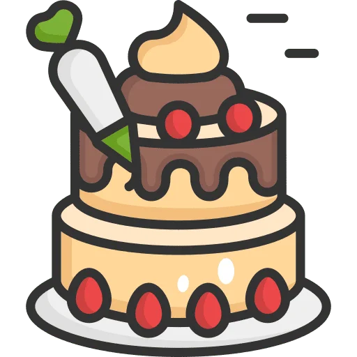 icono de torta